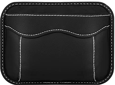 Bubuyun 1pcs Car Side Pocket Organizer Storage Box Universal Auto Seat Back Pockets Boot Organiser Self-adhesive Mini Cap Black Accessories for Mobile Phone Pen Key, YDC-1qichezuoyijia