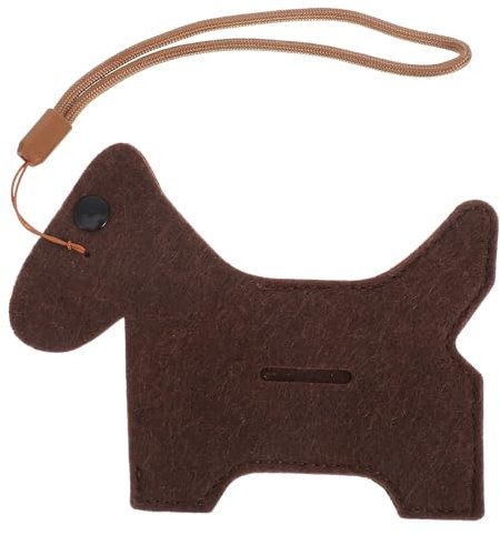 iplusmile Haustier Poop Hundekotbeutel Halter - Filz Kotbeutelhalter - Haustier Müllsack Spender Hundekotbeutel Halter während des Spazierengehens mit dem Hund (ohne Müllbeutel)