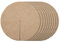 La cordeline Lote de 10 Discos de pillaje de Yute de 700 g/m², 40 cm
