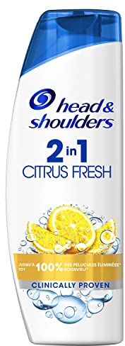 head&shoulders 2-in-1 Citrus Fresh Anti-Schuppen-Shampoo, 270 ml, 6 Stück