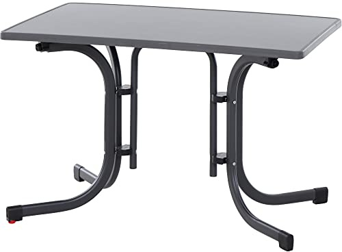 Paco Klapptisch 110x70cm matt anthrazit Stahl/Melamin