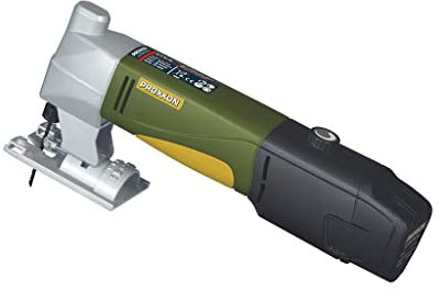 Proxxon Akku-Stichsäge STS/A (ohne Akku 10,8 V, für feine Kurvenschnitte in Holz/Verbundwerkstoff + Metall, im Karton) 29857