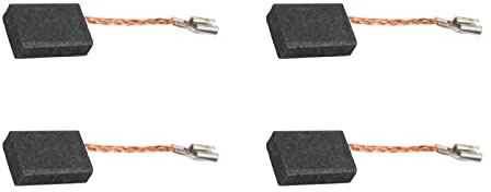 Rebower Carbono Escobillas, [para Energía Motor]- 5mm x 10mm x 15mm/Negro Dorado Tono/2uds