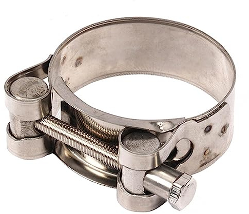 Inoxidable Abrazadera Clip Tubo Acero,Abrazaderas Turbo De Acero Inoxidable Abrazadera De Tubo De Escape Abrazadera De Escape De Motocicleta De Acero Inoxidable (64-67mm)
