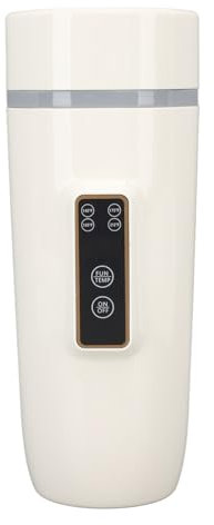 Bouilloire électrique, Chaudière à Eau électrique de Voyage à Affichage Numérique, Haute efficacité pour la Maison (Beige)