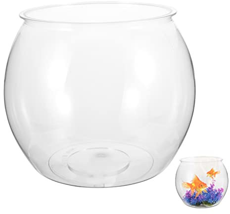 minkissy Transparentes Aquarium Kugel Glasvase Pflanzenterrarium Terrarienblase Terrarienkugel Luftpflanzen Terrarium Betta-Aquarium Terrarium Kugel Fischglasvase Sukkulenten Panzer Plastik