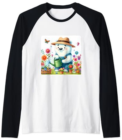 Eisbär-Gärten in sonniger Kulisse. Gärtner-Strohhut Raglan