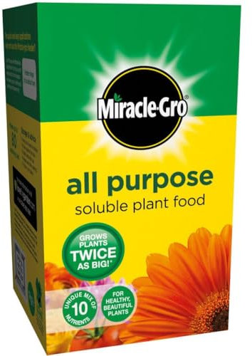 ASA® Miracle Gro All Purpose Soluble Plant Food Feed Fertiliser - Growth Fertilizer - Grow Plants Twice As Big - For Indoor and Outdoor Planting (500g)
