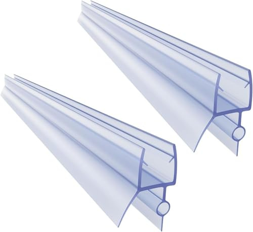 2 Stück 70cm Duschdichtung Duschtürdichtung Duschtür Duschlippe Gummilippen Dusche für Glastür 4-12mm (4mm)
