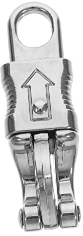 Gatuida Gancio Antipanico Con Moschettone Rapido in Paracord e Anello Fisso Design Robusto Per Uso Guinzaglio e Bicicletta