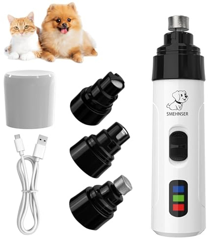 Quiet Dog Nail Grinder Upgraded,Silent Groom Pro Kit Electric Pet Trimmer
