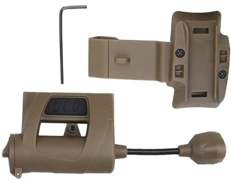 Luce per casco - LED ricaricabile USB, supporto per cinghia regolabile, fascio luminoso impermeabile con molteplici modalità | illuminazione di sicurezza per ciclismo, campeggio, escursionismo, al
