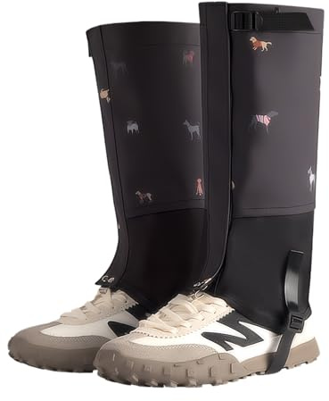 Boot Gaiters,Adjustable Non-Slip Covers - Children Hiking Snow Leg Gaiters - for Teens Boys Girls Children Climbing Motorcycling Snowshoeing Cycling Skiing Walking Outdoor