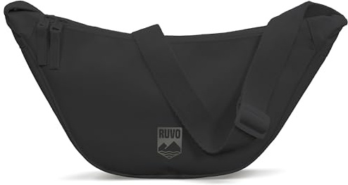 RUVO® Moon Bag Damen – Crossbody Bag Damen im Halbmond Design – Moonbag modern & leicht für Alltag und Reisen