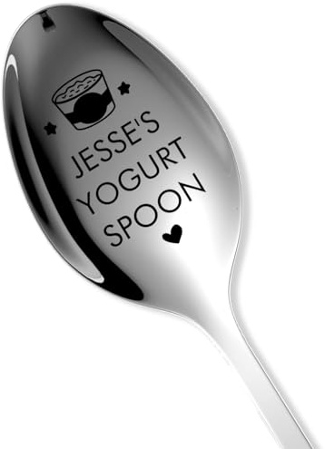 Personalized Engraved Spoon Stainless Steel Coffee Spoon Engraved Name Yogurt Spoons Unique Gift for Best Friend Lover Parent Child