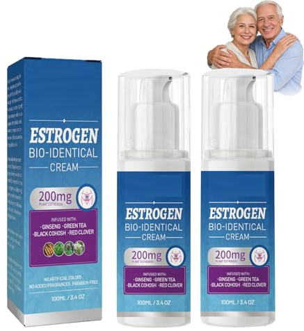 Weibliche Wechseljahre Creme,100ml Linderung Wechseljahre Creme,Hilft es,die Stimmung zu Regulieren und Müdigkeit zu Lindern,Wodurch es für die Meisten Frauen Geeignet,2 Stück