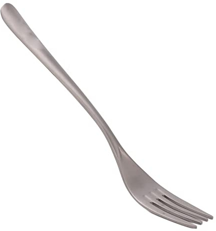 Besteckset aus reinem Titan, Outdoor-Camping-Geschirr, tragbares Besteck für Rucksacktouren, Picknicks, langlebige, leichte Titan-Gabeln und -Löffel (Gabel)