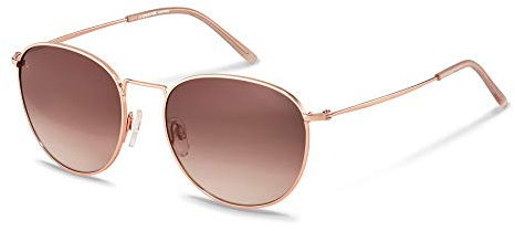 Rodenstock Unisex Sonnenbrille R1426, runde Sonnenbrille mit Edelstahlgestell