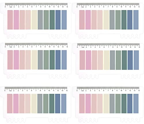 Haftstreifen Set, Klebezettel Haftnotizen Klein Haftmarker Film Bunt, Sticky Beschreibbare Page Marker Tab 1200 Stücke