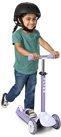 Flyer Glider Jr., Radio Flyer Kleinkind-Roller mit Lenkung, Lila, für Kinder im Alter von 2 bis 5 Jahren