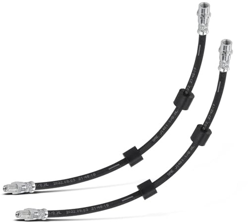 Frankberg 2x Bremsschlauch Vorne Links Rechts Replace# 34301165249 | Kompatibel mit 5er E39 520 523 525 528 530 535 540 M5 1995-2003 5er Touring E39 520 523 525 528 530 540 1997-2004