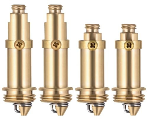 Hawdows Pop-Up Valvola di Scarico, 4Pcs Accessori per Lavelli, Bulloni di Ricambio per Tappi di Scarico Pop-Up in Ottone, Meccanismi Ricambio per Set di Scarico Universale per Lavandini e Vasche