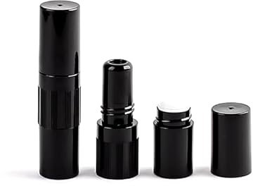 Lot de 6 inhalateurs nasaux avec roll-on (vide) - Bâtonnets d'aromathérapie rechargeables pour huiles essentielles - Inhalation et application directe - Bien-être à emporter