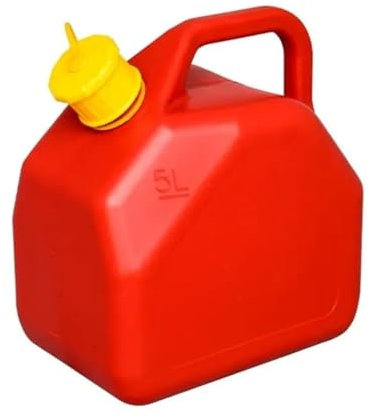 RVIFY Jerrican Essence Réservoirs d'essence en Plastique 5/10L, conteneur pour Voiture et Moto Bidon Essence(5L)