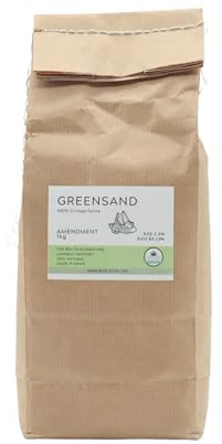 ALMICANNA: Greensand 100% Clinoptilolite 1kg - Amendment im Living Soil - Natürlicher Dünger für Pflanzen - Bodenverbesserer