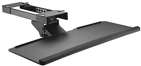 Maclean MC-757 tangentbord och mus hållare bricka för skrivbord 67 cm yta