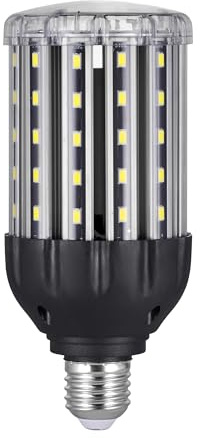 25W E27 LED Mais Lampe Kaltweiß 6000K Energiesparlampe Hochleistung 3000Lumen LED Maiskolben Leuchtmittel 150W Halogen 360°Abstrahlwinkel Super Hell für Lager Garage Werkstatt Hof Nicht Dimmbar