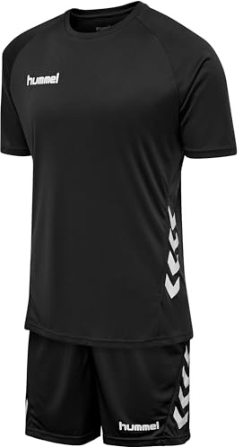 hummel Mens hmlPromo Shorts and T-shirt set, Black, Small