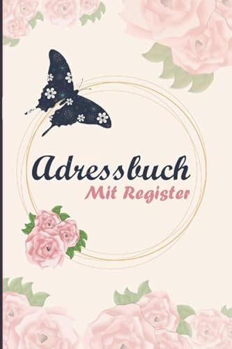 Adressbuch : Adressbuch mit register: adressbuch a5 mit register a-z mit geburtstagskalender | kontaktbuch telefonbuch telefonnummern | telefonnummernbuch adressbüchlein notizbuch kontaktadressen