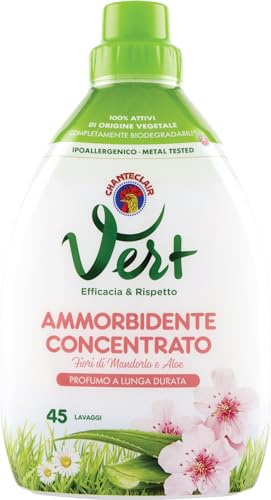 Chanteclair Weichspüler-Konzentrat, Mandelblüten und Aloe, 45 Waschgänge, 900 ml
