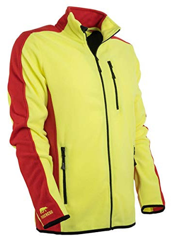 FORSBERG Fleecejacke Bjarkir, Farbe:gelb/rot, Größe:L
