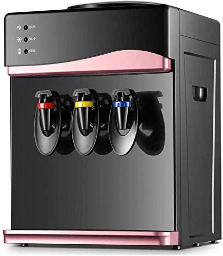 Máquina de Agua eléctrica de Escritorio de Alta Capacidad Dispensador de Agua fría y Caliente, con contenedor Interior de Acero Inoxidable, oficinas y Salas de reunio