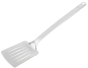 METRO Professional Spatule pour barbecue, acier inoxydable 18/0, 55 cm, poignée ergonomique, argenté