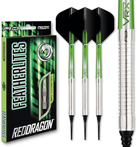 RED DRAGON Featherlite 15g Weiche Spitze mit Dart Flüge und Dart-Schäften