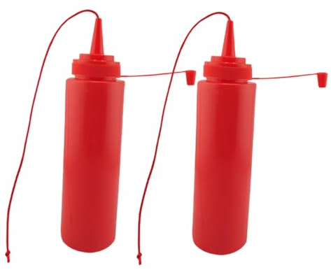 Alasum 2er Set Ketchup Flasche Streichspielzeug, realistische Tomatenflasche zum Auspressen, witzige Party für Erwachsene & Kinder, perfekt für Aprilscherz & Halloween, lustiges Geschenk
