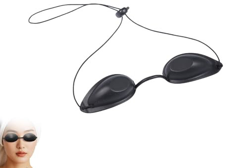 UV Schutzbrille,Solarium Brille,Solarium Schutzbrille,UV Brille,Infrarot Schutzbrille,Schutzbrille Rotlichtlampe,Sonnenbank Brille,Brille für Rotlichtlampe Verstellbares Band,Augenschutz bei Bräunung