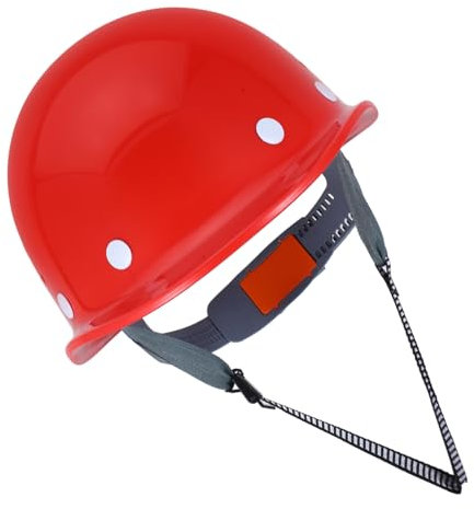 PRETYZOOM Anti-Smashing-Arbeitsschutzhelm Konstruktion Hardhats Hüte für Werkstatt Männer Schweißhelm Anstoßkappe BAU von Schutzhelmen Bump-Hut Bauarbeiterhelme Stoff rot