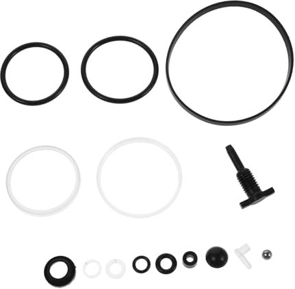 VALICLUD 17pcs Vertical Jack Repair Kit Complete Pump Core Seal Set with Return Valve and Steel Ball Wide Compatibility for Floor Jack