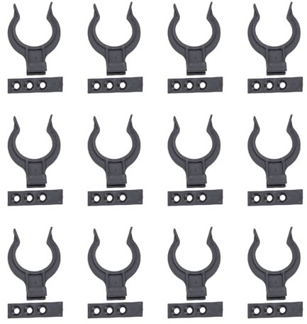 12 Stück Schranksockel Befestigungsclip Halter Küche Kickboard Sockelleiste Clip für 28-32 mm Küchenfüße langlebig