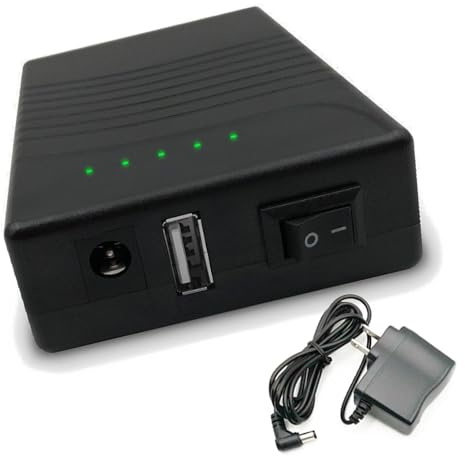FREEDOH Batería de Iones de Litio Recargable de 12 V, 2200 mAh, 2600 mAh, 3000 mAh y 3400 mAh, con Doble Salida, para Tira de Luces LED y Cargador.