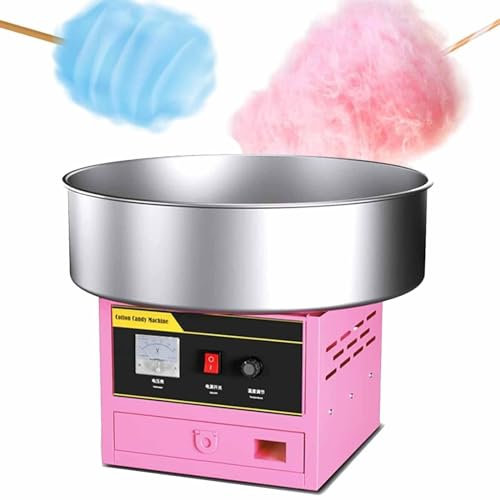 Commercial Cotton Candy Machine, 1200W Electric Candy Floss Maker, Quick Sugar Melting for Fun Party Snacks and Events