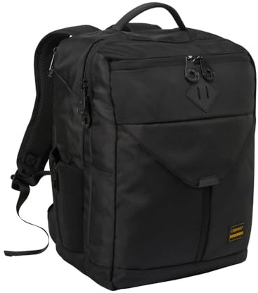 Cabin Max Equator X 40x30x20 cm handbagage reseväska, Svart, 24L, Kabinväska för Ryanair, Easyjet, Wizz Air, Vueling, Volotea