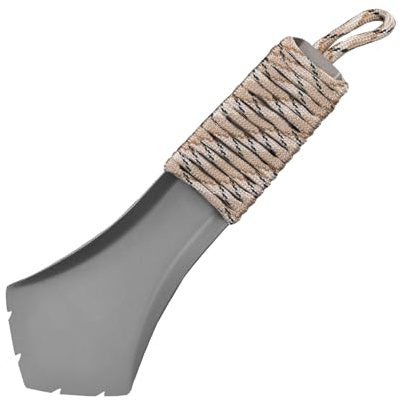 Pala De Senderismo, Pala Plegable de Aleación de Titanio para Camping, Equipo Liviano De Camping para Hombre Mujer Y Adolescente