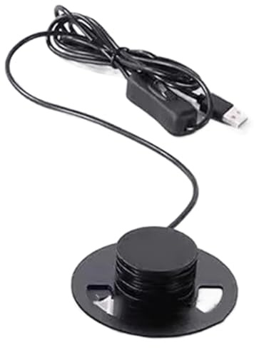 Puthernm D10/12/15/20cm LED Moss Plant Light USB Eco Bottle Lamp,Ventilated Hydroponic Aquatic Terrarium Grow Light 5W 10cm