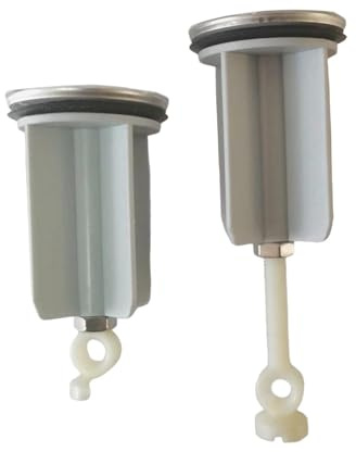 Ronyme 2 Pieces Sink Stopper Wash Basin Drain Plug Cap Strainer Sink Drain Stopper for Restroom Washroom Kitchen Apartment, Style B
