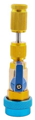 Fyrdyn Llave De Extracción De Válvula De Núcleo Para Climatización - Herramienta Integrada De Extracción De Núcleo | Juego Reparación Accesorios Automoción para Instalación Mantenimiento Sistemas